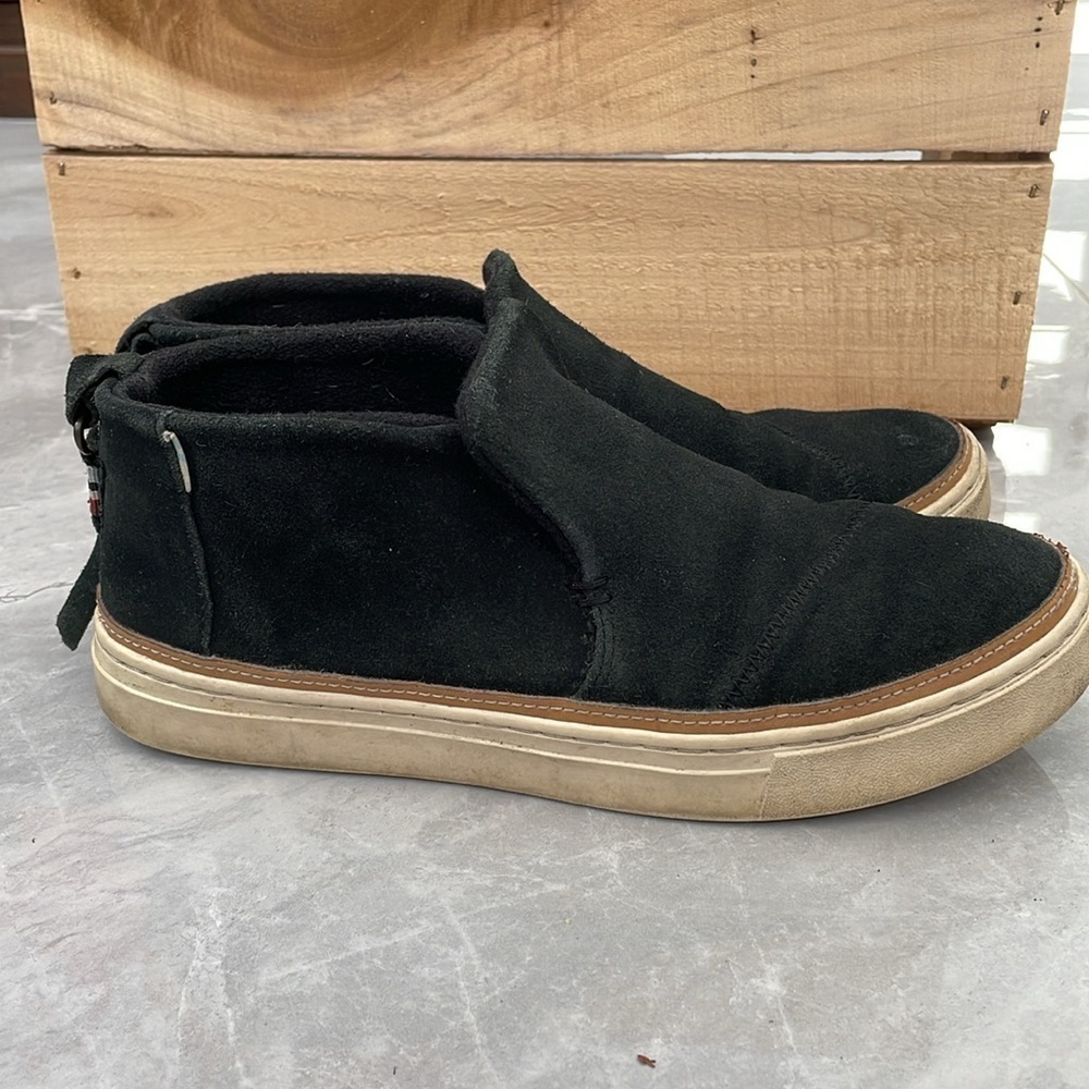 Women's TOMS Paxton Suede Slip On Shoe With Tassel Size 8 - Picture 10 of 12